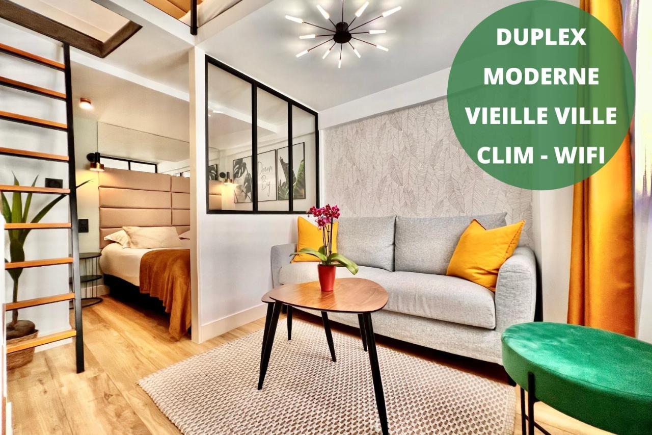 Duplex Le Gesu - Heart Of Old Town - Modern - Wifi - Clim Apartment Nisa Exterior foto
